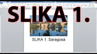 Rad sa slikama u Wordu | Numeracija slika | TV Rovac