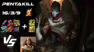 BOTTOM Jhin vs Sivir [PENTAKILL] - NA Challenger Patch 25.S1.8