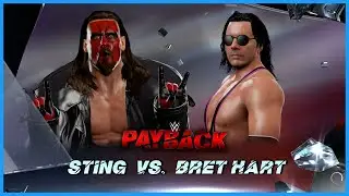 WWE 2K17 PS4 - Sting Vs Bret Hart - Singles Match