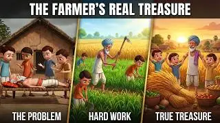 The Farmer&rsquo;s Treasure | Success Story | Moral Stories | Animated Stories | Cartoon | English Story