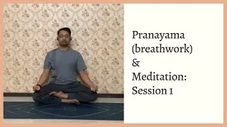 #YogaWithVipin pranayama + meditation | Session 1 | Practice Along