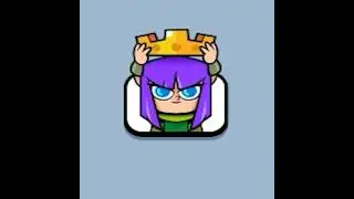 ARCHER QUEEN Emote In Clash Royale #clashroyale #emote #shorts #champion #gaming