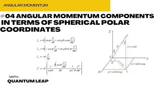 #04- Angular momentum components in terms of the spherical polar coordinates