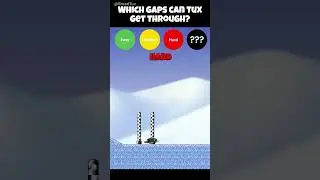 Can Tux Survive These Crazy Gaps?  #linux #gaming #tux #games #supertux
