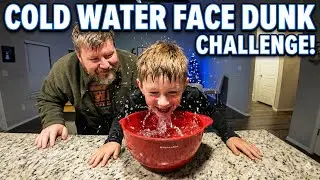 Connor Vs Dad! Wrong Answers get face dunked in ice cold water! 🥶 