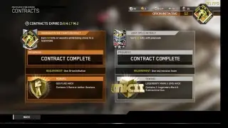 Opening GESTURE HACK+LEGENDARY MARK II SMG HACK-New CONTRACTS Week 5-Call of Duty-Infinite Warfare