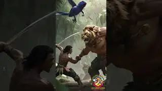 Battle of Pride: Lion Man vs. Tiger Man | Jungle Morality Tale#shorts #youtubeshorts #moralitytales
