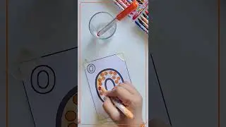 0 : Fun & Easy Number Drawing & Painting for Kids 🎨 #preschool