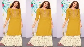 Top 20+ Panjabi Palazzo Suits design || Long Kurti design Ideas || Kurti set