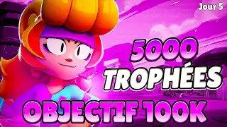 JOUR 5 : 100 JOURS POUR 100 000 trophées sur Brawl Stars  … #bs 