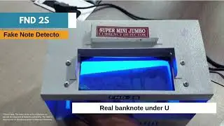 FND 2S UV Fake Note Detector Nepal | Compact Paisa Checking Machine