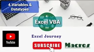 4.Excel VBA - Variables and Datatypes