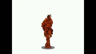 Fire Dynamics Simulator (FDS) - Fire plume (2.6 MW) 🔥