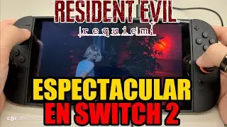 Resident Evil Requiem en Nintendo Switch 2 se ve ESPECTACULAR en Modo Portátil. #nintendoswitch2