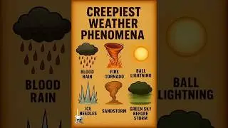 🌪️ Creepiest Weather Phenomena 😱 | Blood Rain, Fire Tornado, Ball Lightning & More