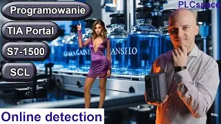 Online detection - Kurs programowania PLC Siemens S7-1500 - TIA Portal - SCL
