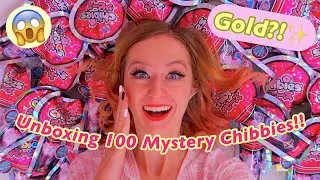 UNBOXING 100 MYSTERY SURPRISE CHIBIES TOYS!!😱🥺✨*WE FOUND A RARE GOLD?!*🤭(EXTREME ASMR!)😍