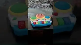 SahiBUY Drum Keyboard Musical Toys with Flashing Lights &ndash; Animal Sounds and Songs, Multi Color