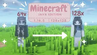 Как применить скин 128x128 &mdash; Minecraft Java Edition! 1.16.5 - 1.12.2