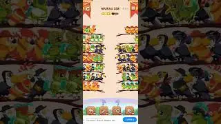 bird sort 2 color puzzle solution niveau 338 #games #gaming #puzzle #puzzlegame #androidgames