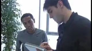 Real Madrid players meet Zarsenay Tadese in Valdebeas  [23.03.10]