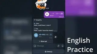 Telegram chat-bot for English practice