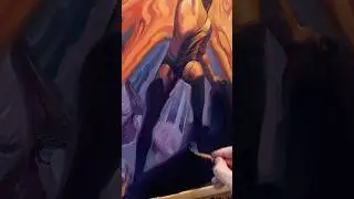 Comic Book Cover Done In Oil Paints 🖌️ #comicartist #comiccover #nexuscomic