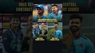 ONCE REMOVED FROM BCCI CENTRAL CONTRACT DUE TO DISCIPLINARY ISSUES