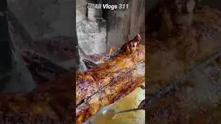 Spit Roasted Lamb 🐑🥩🐑🥩 outdoor coking in kapali with ##alivlogs311