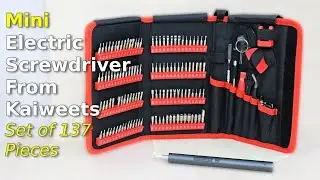 Small But Mighty Mini Electric Screwdriver Set of 137 Pieces From Kaiweets