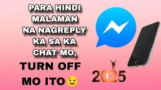 Paano i turn off ang typing indicator sa messenger?@RKWILLOW