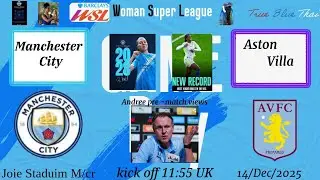 Manchester City v Aston villa WSL Match preview Andree press view Rebecca knaak signs 2028.