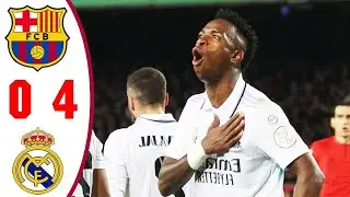 Real Madrid vs Barcelona 4-0 Goals&HIGHLIGHT HD 2023