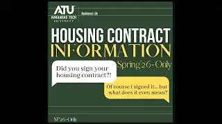 Understanding the Housing Contract Spring 2026 