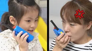 힘들어 그만 좀 불러!! 서은이의 워키토키 무전기 신기한 풍선놀이 Radio Toys and Rubber Band Balloon