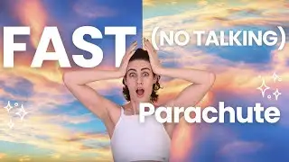 Fast Parachute, no talking- original song sung FAST to a metronome