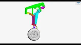 F-35 Landing Gear Motion Sim Adams / NX Motion