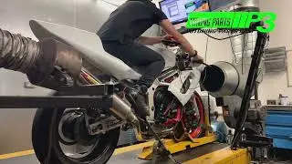 Yamaha YZF R6 King of the Pre Injection 600 Carb setup P3 Tuning Dyno 5EB