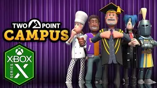 Обзор игрового процесса Two Point Campus Xbox Series X [Оптимизировано] [Xbox Game Pass]