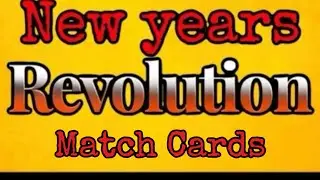 MWT New Years Revolution 2025 Match Cards