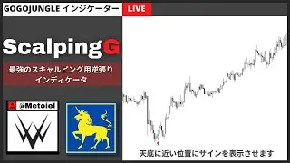2021_7_5 GogoJungleインジケーターLIVE　最強のスキャルピング用逆張りインディケータ「ScalpingG」【BGM付】