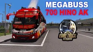 ETS2 1.33 | Bus Passenger Mod | Megabuss 700 | Hino | Ak | ( G29 + Shifter + Wheel Cam )