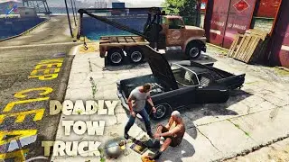 GTA 5 Ka Sabse Smart Mission 😎 Blitz Play Tow Truck Scene 🚛💥