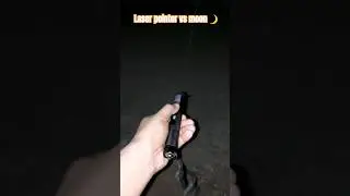 laser pointer vs moon | 303 green laser pointer | #shorts #gadgets