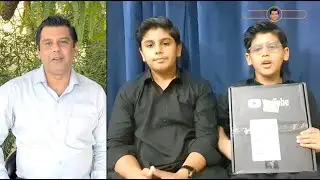 SON OF ARSHAD SHARIF UNBOXES HIS SILVER PLAY BUTTON AFTER A YEAR