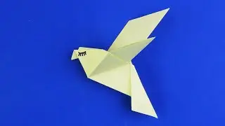 How to make origami pigeon from paper. [Origami birds easy]