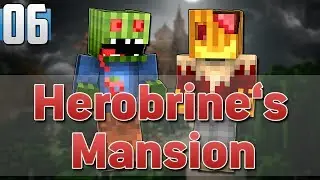 END BOSS FIGHT! - Minecraft Adventure Map: Herobrine's Mansion #6 | Pumpkin
