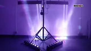LED BAR Led Bar 8х12 Bт RGBW демонстрация