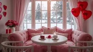 Magical Winter Christmas Village ❄️ Cozy Snowy Town Painting | Peaceful Holiday Scenery
