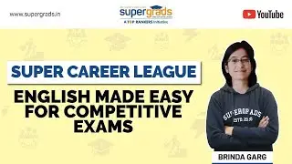 English Made Easy For Competitive Exams by | IPMAT 2022/23 Preparation | Super Career League